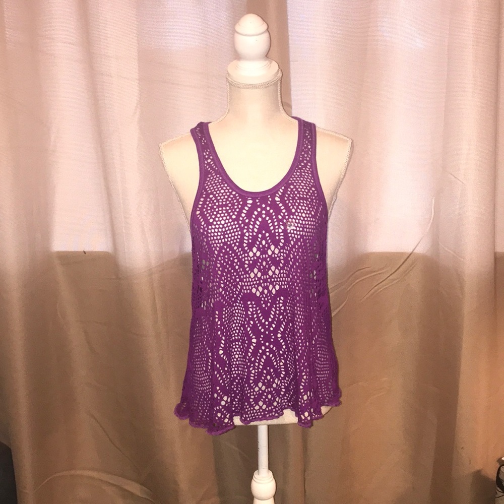 Brand New Barney purple Aeropostale mesh tank top